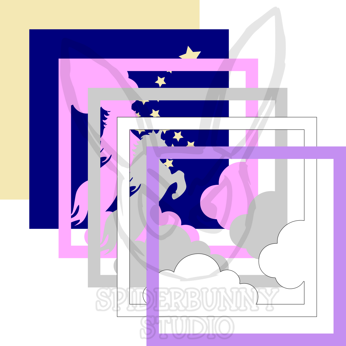 Unicorn in the Clouds