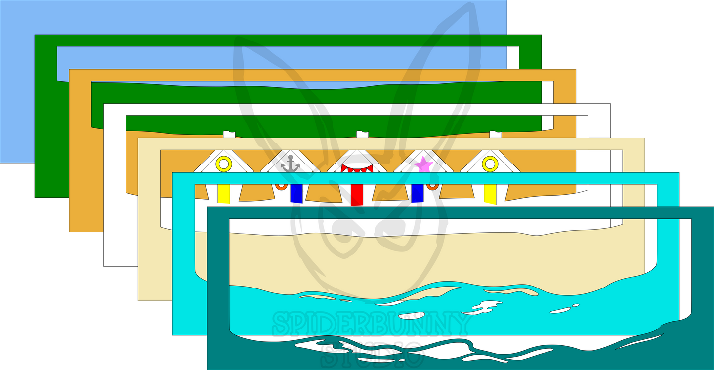 Beach Huts Large