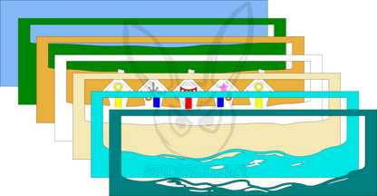 Beach Huts Large