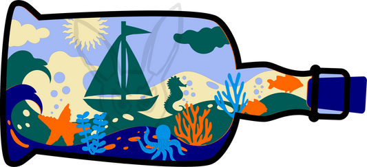 Boat in a Bottle Large