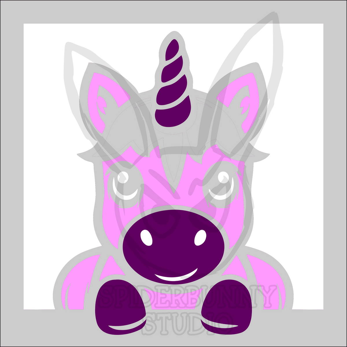 Unicorn Face Mini