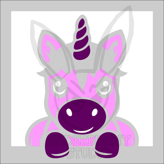 Unicorn Face Mini