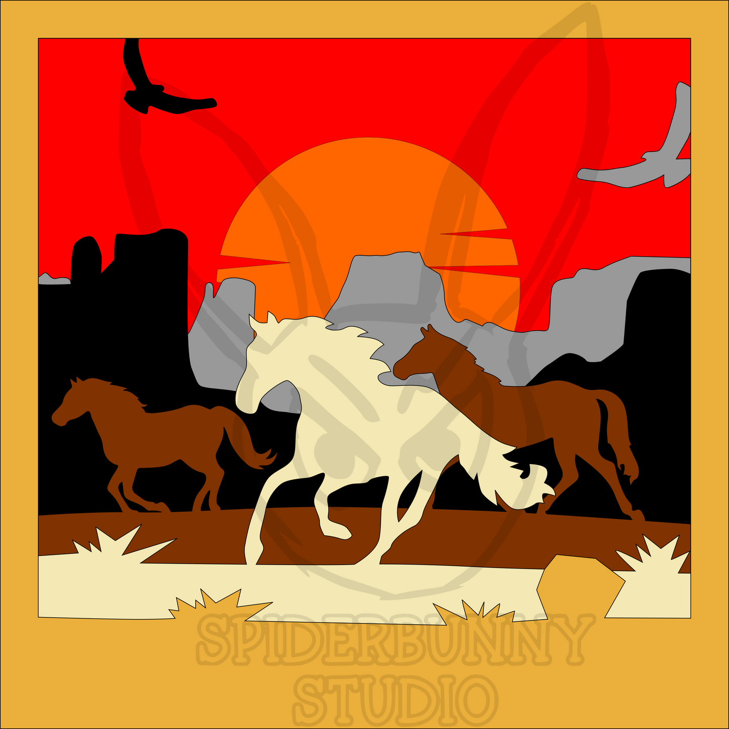Running Horses