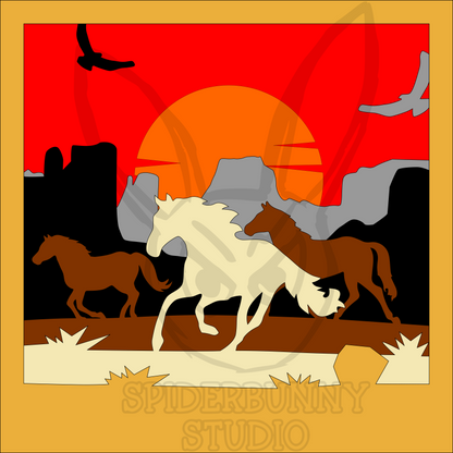 Running Horses