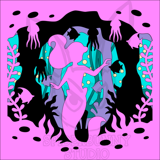 Mermaid in a Cave