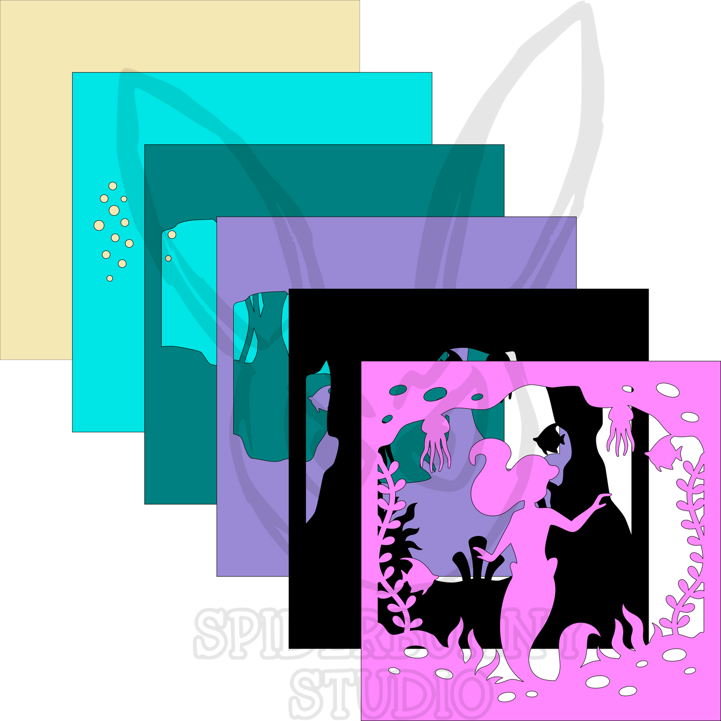 Mermaid in a Cave