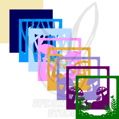 Rabbits in the Woods