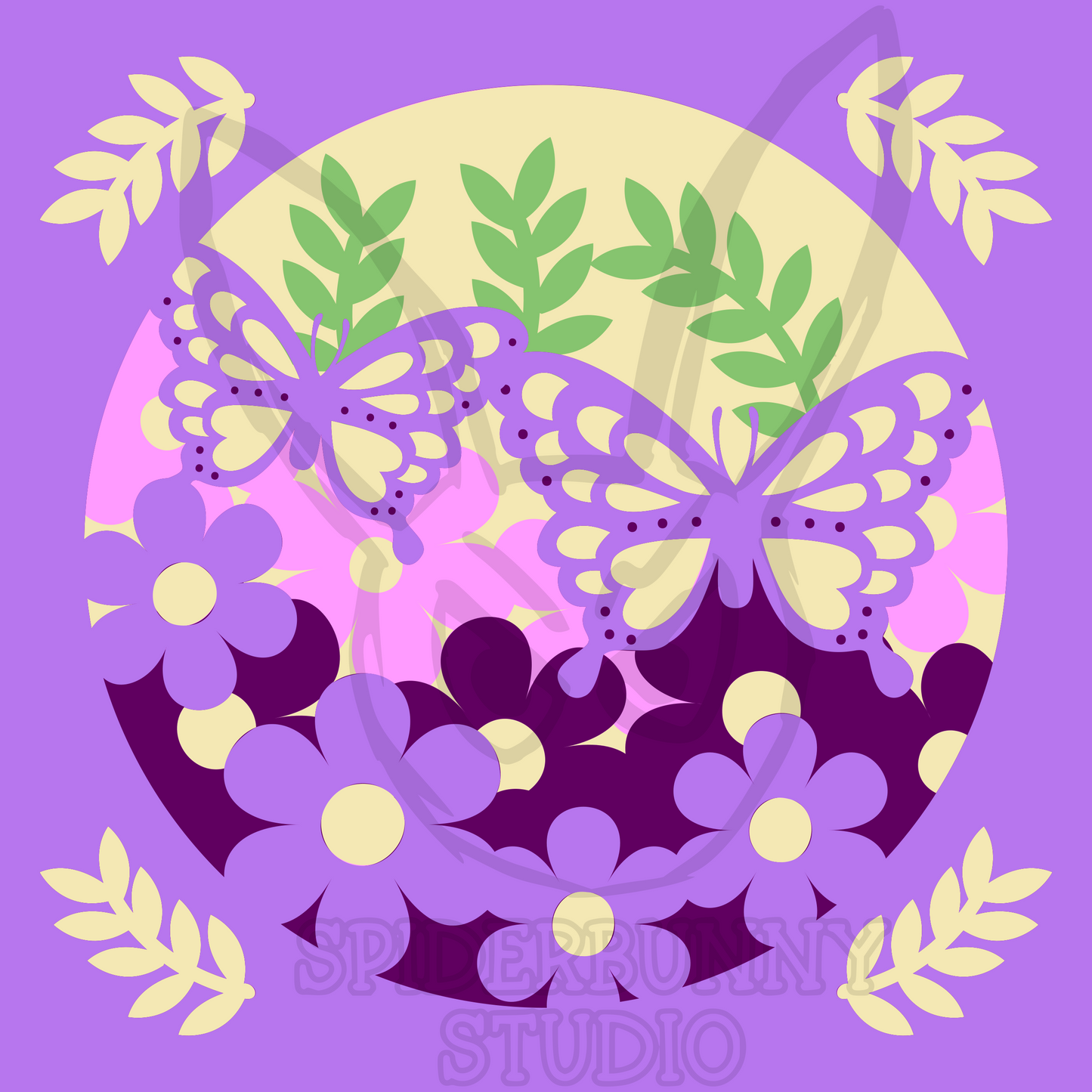 Flowers and Butterflies