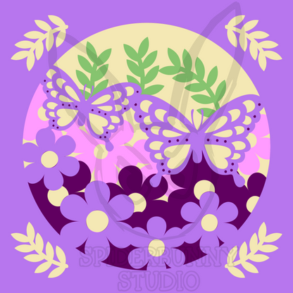 Flowers and Butterflies