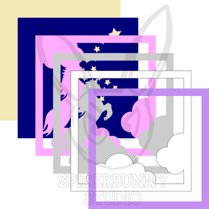 Unicorn in the Clouds