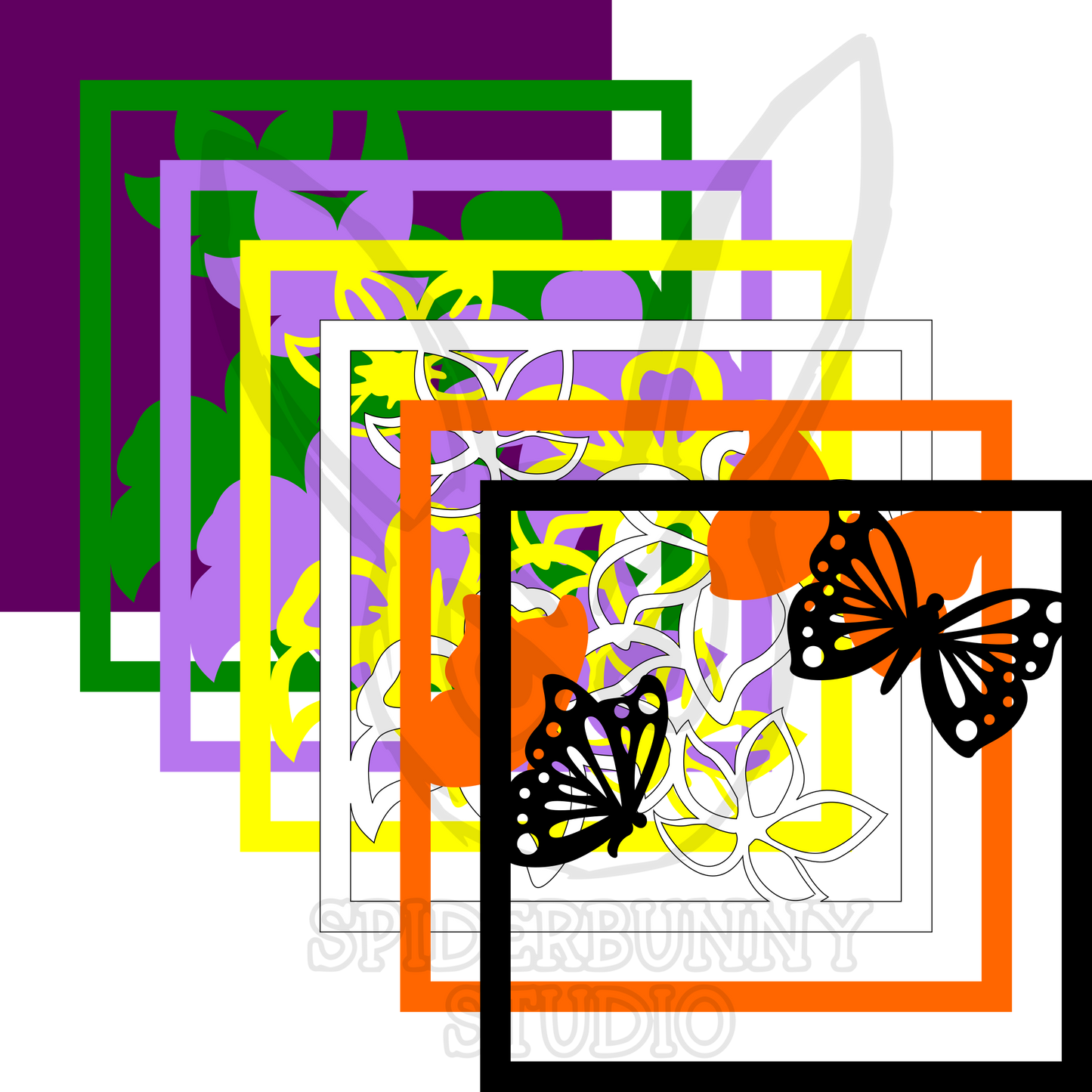 Lilies & Butterflies